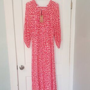 Off shoulder midi dress